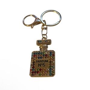 Gold and Multicolor Keychain/bag charm